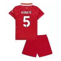 Dres Liverpool Ibrahima Konate #5 Domaci za djecu 2024-25 Kratak Rukav (+ kratke hlače)